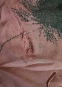 Men's Pink Leaf Print Shirt