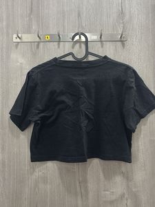 Cute Black Crop Top