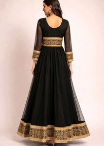 Elegant Black &amp; Gold Gown