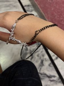Mangalsutra In Jarkan With Earrings