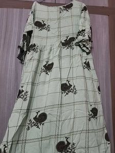 Pista Green Anarkali Kurta