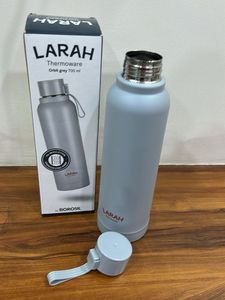 New- Larah Thermoware Orbit Grey Water Bottle🍾