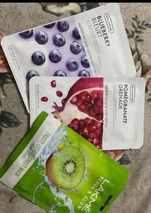 The face shop combo sheet mask and tint