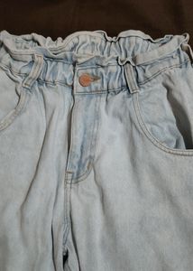 Paper Bag Mom Jeans