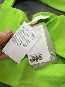 Lime Green Cut-Out Crop Top
