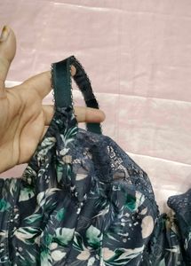 Floral Print Full Coverage Bra