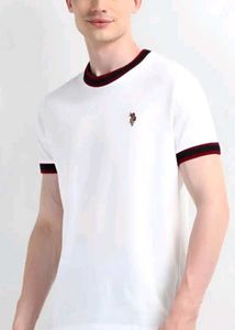 US Polo White T-Shirt
