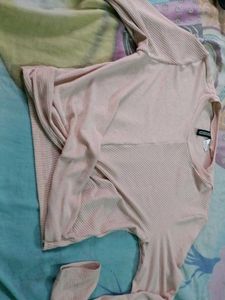 Ribbed Long Sleeve Top