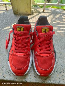 Ferrari Red Puma Sneakers