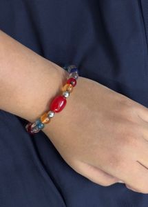 Colourful Beaded Bracelet (flexible)
