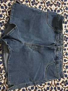 H & M Blue Denim Shorts