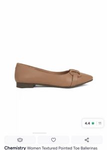Elegant Taupe Pointed Toe Flats