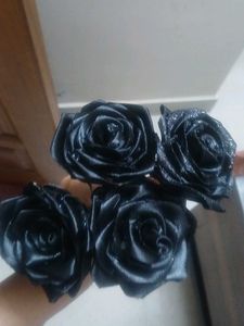 Black Satin Roses