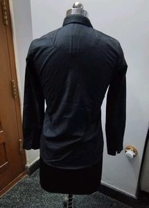 Classic Black Button-Down Shirt