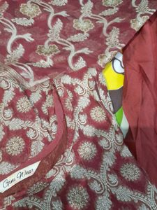 Original Banaras Suit..brand New 3 Pcs Stiched Sui