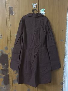 Stylish Brown Zipper Dress