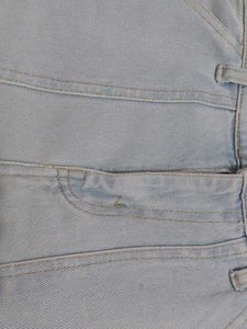 Light Wash Cargo Jeans