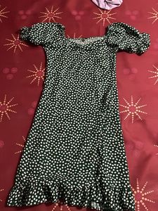 Chic Polka Dot Midi Dress