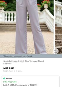 Grey Straight Leg Pants