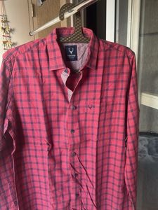 Allen Solly Slim Fit Checkered Shirt