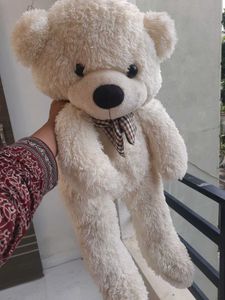 Large Cream Teddy Bear