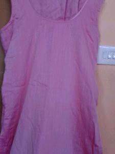 light Pink Sleeveless coordset( top and pant)