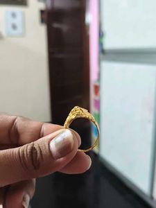 Gold Lion Head Statement Ring