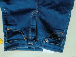 Flared Blue Denim Jeans
