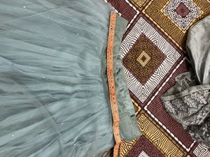 Stunning Blue Sequined Lehenga Choli