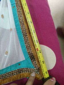 Dupatta Odhani White colour embroidered