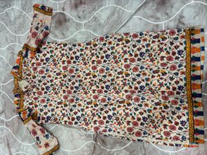 Floral Print Kurta