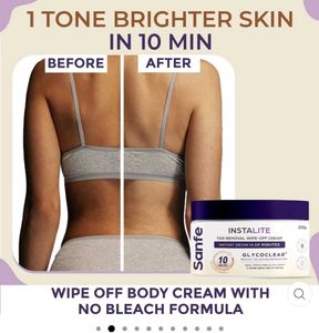 (Sealed)Sanfe Instalite Wipe Off DeTan Body Cream