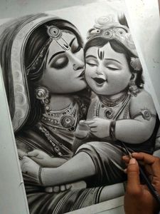 Radha Krishna Art