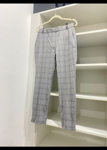 Zara Checkered Tailored Trousers