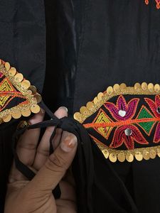 Embroidered Black Ethnic Jacket