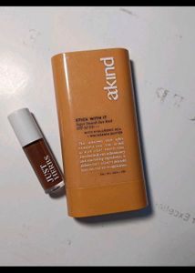Akind Sun Stick &amp; Just Herbs Lip Oil +a lipstick