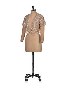 Sparkling Beaded Bolero Jacket