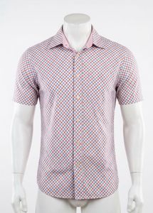 Tommy Hilfiger Men's Short Sleeve Plaid Shirt