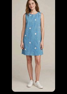 Cute Daisy Denim Dress