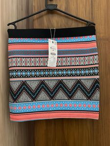 Zara Boho Print Mini Skirt