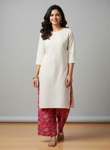 Vibrant Pink Floral Print Palazzo Pants