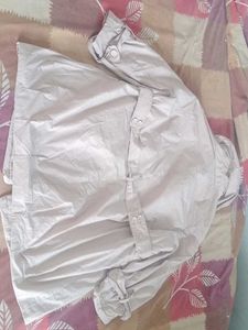 Stylish Beige Hooded Kurta