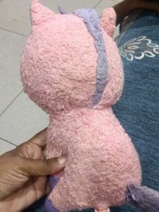 Pink Plush Unicorn Toy