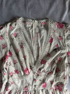 Vintage Floral Lace Dress