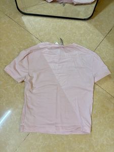 Cute Pink Cropped T-Shirt