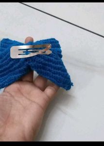Cute Handmade Blue Bow