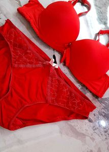 Beautiful 🌸 Red Sexy Bra Panti Set