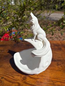 Whimsical Fox Moon Tray