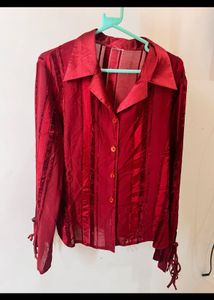 Mehroon shirt