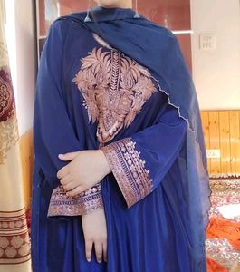 kashmiri tilla work party wear outfit